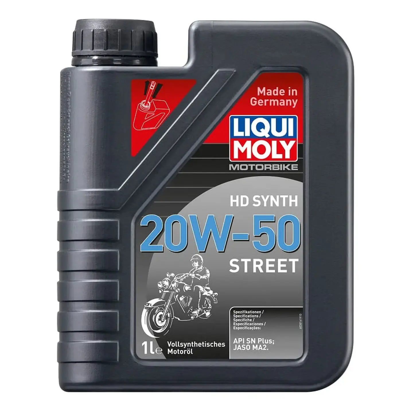 LIQUI MOLY 20W50 4T MOTORBIKE STREET HD SYNTH 1 LITRO 1