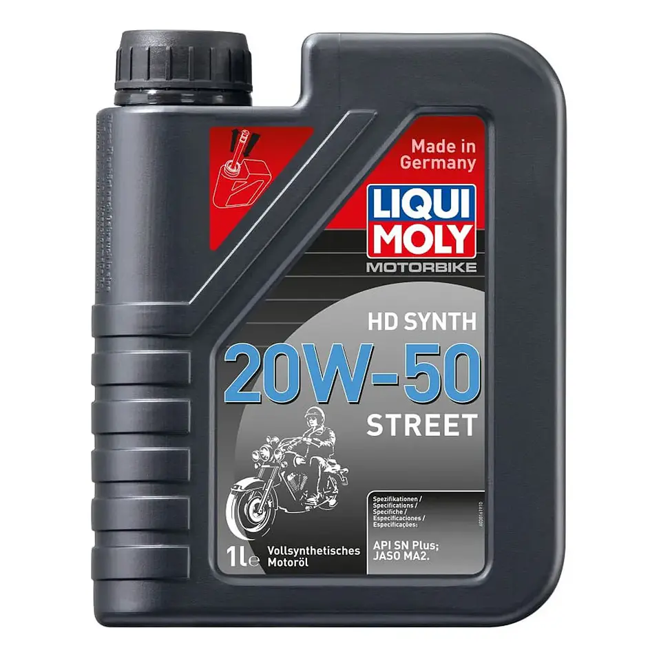 LIQUI MOLY 20W50 4T MOTORBIKE STREET HD SYNTH 1 LITRO 1