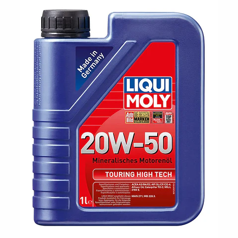 LIQUI MOLY 20W50 TOURING HIGH TECH 1 LITRO