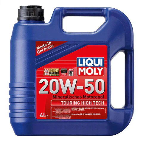 LIQUI MOLY 20W50 TOURING HIGH TECH 2568 ORG 4 LITROS