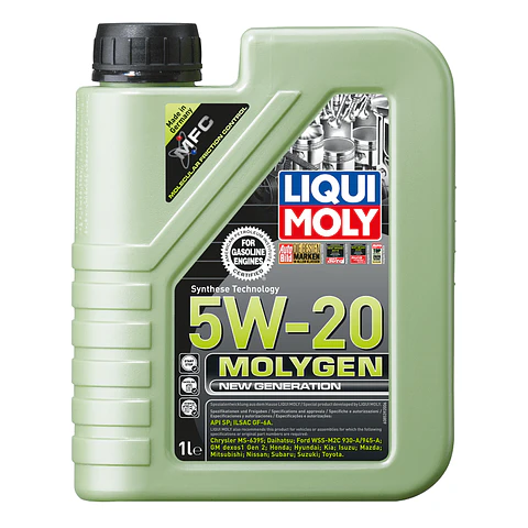 LIQUI MOLY 5W20 MOLYGEN NEWGENERATION  1 LITRO