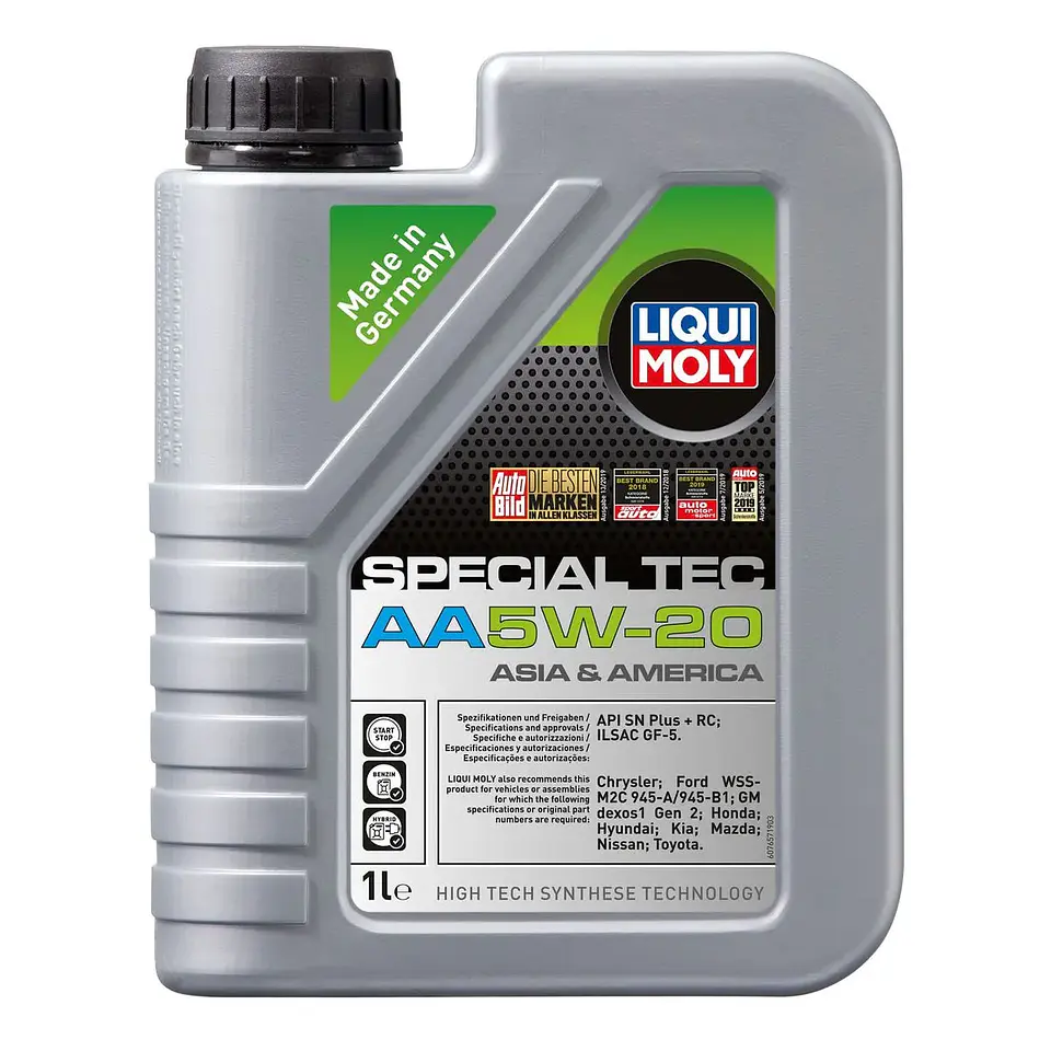 LIQUI MOLY 5W20 SPECIAL TECH AA 20792 ORG 1 LITRO 1