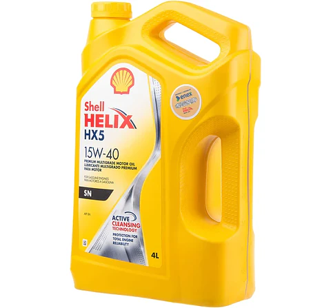 SHELL 15W40 HELIX HX5 ORG 4 LITROS