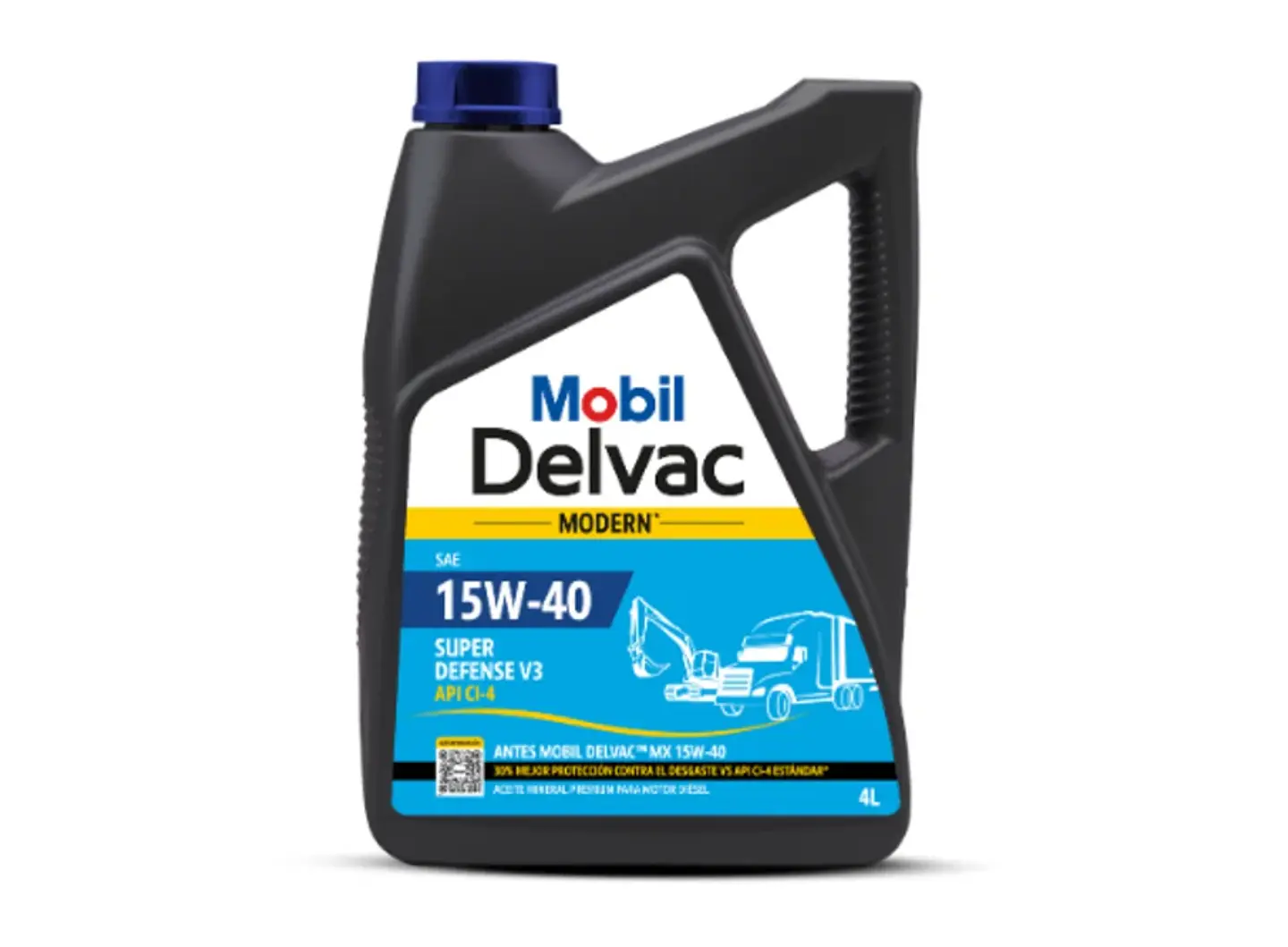 MOBIL 15W40 DELVAC MX - MODERN V3 ORG (4 LITROS) 1