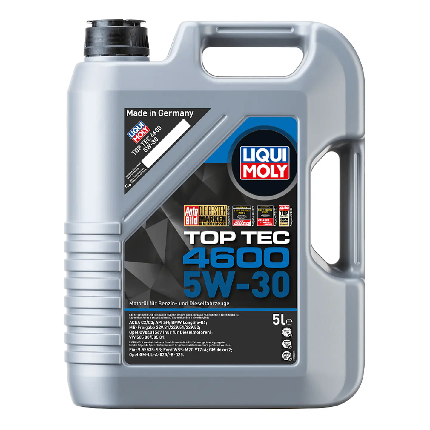 LIQUI MOLY 5W30 TOPTEC 4600 2316 5 LITROS 1