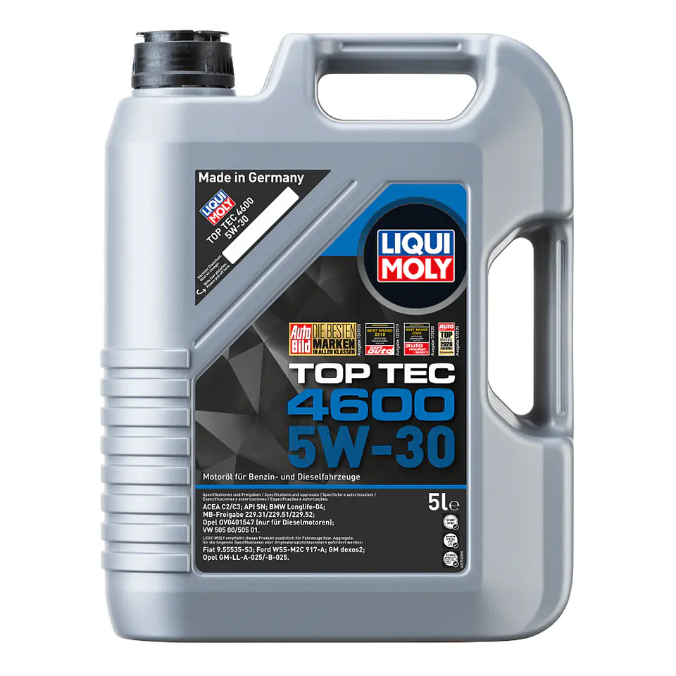 LIQUI MOLY 5W30 TOPTEC 4600 2316 5 LITROS 1