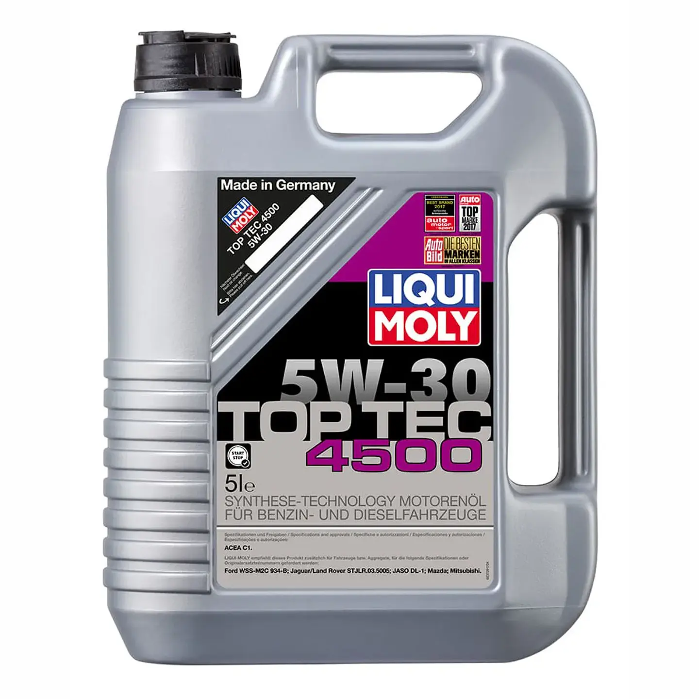 LIQUI MOLY 5W30 TOPTEC 4500 2318 ORG 5 LITROS 1