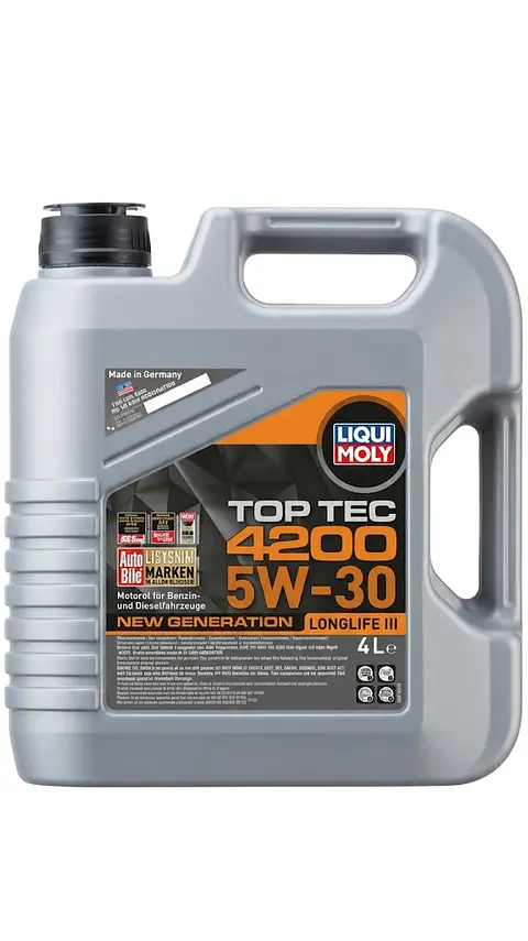 LIQUI MOLY 5W30 TOPTEC 4200 3715 ORG 4 LITROS