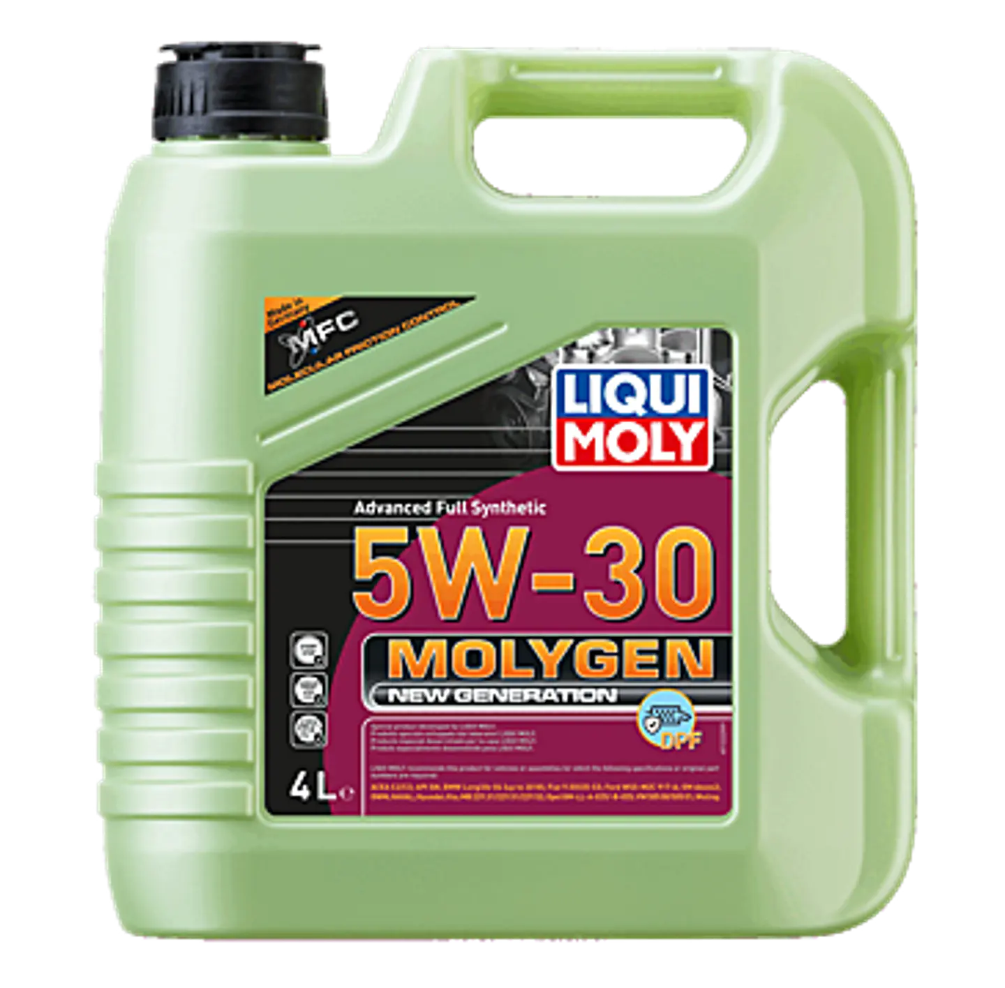 LIQUI MOLY 5W30 MOLYGEN NEWGENERATION 21225 DPF ORG 4 LITROS 1