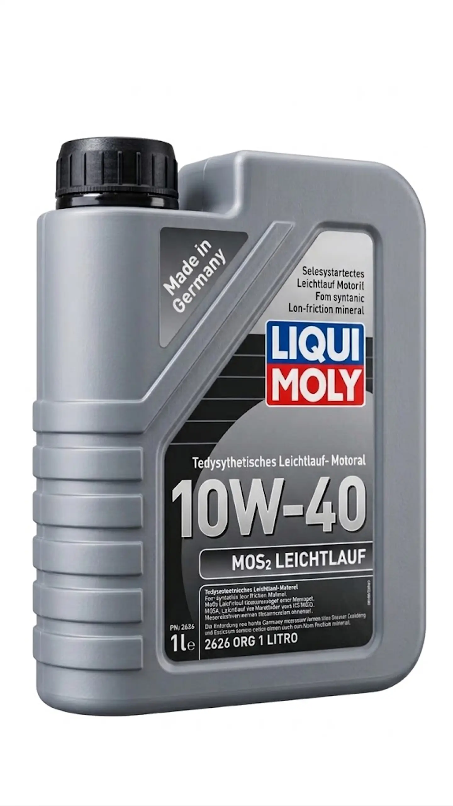 LIQUI MOLY 10W40 MOS2 LEICHTLAUF 2626 ORG 1 LITRO 1