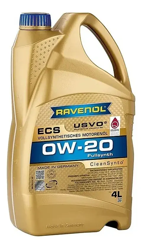 RAVENOL 0W20 ECS SINTETICO 4 LITROS 
