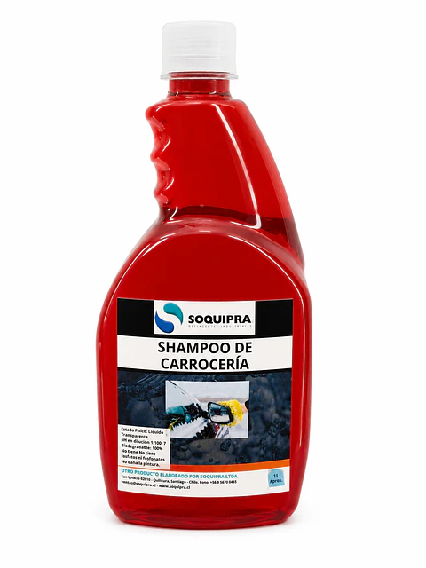 SOQUIPRA SHAMPOO CARROCERIA ORG 1 LITRO