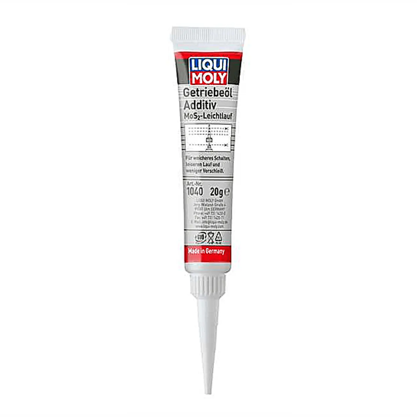 LIQUI MOLY GETRIEBEOILADDITIV MOS2 CAJA MANUAL ORG 1040 1 UNIDAD 1