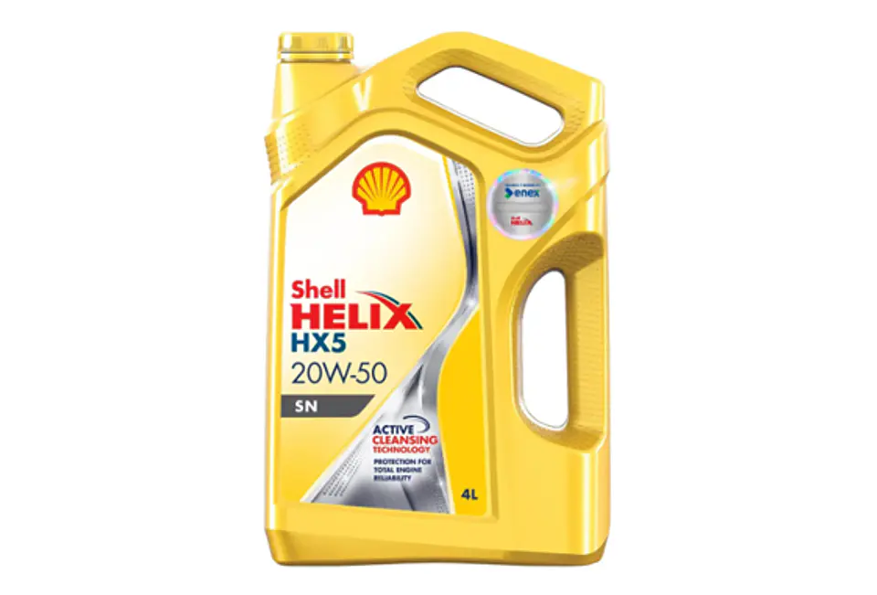 SHELL 20W50 HELIX HX5   4 LITROS 1