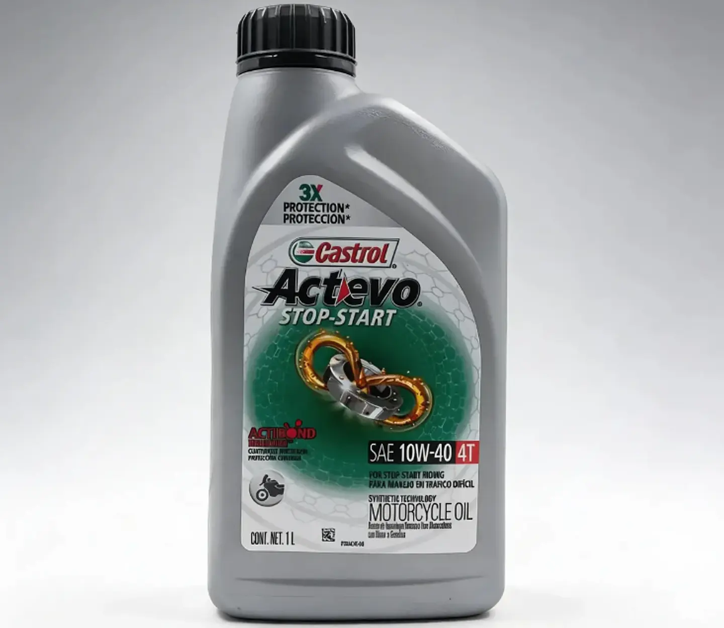 CASTROL 10W40 4T ACTEVO 1 LITRO 1