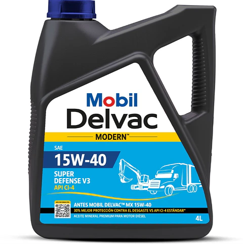 MOBIL 15W40 DELVAC MX - MODERN V3 ORG (4 LITROS)
