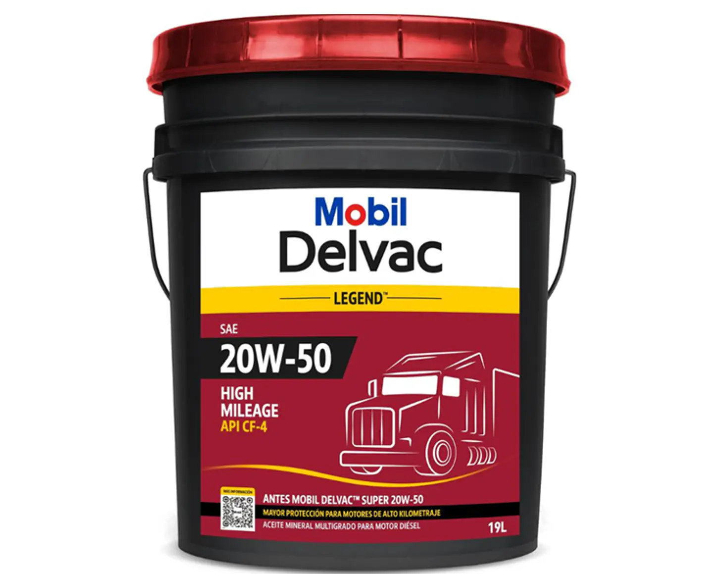 MOBIL 20W50 DELVAC SUPER 19 LITROS 1