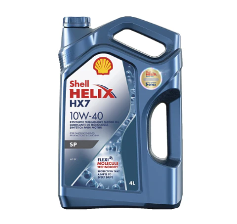 SHELL 10W40 HELIX HX7 ORG 4 LITROS