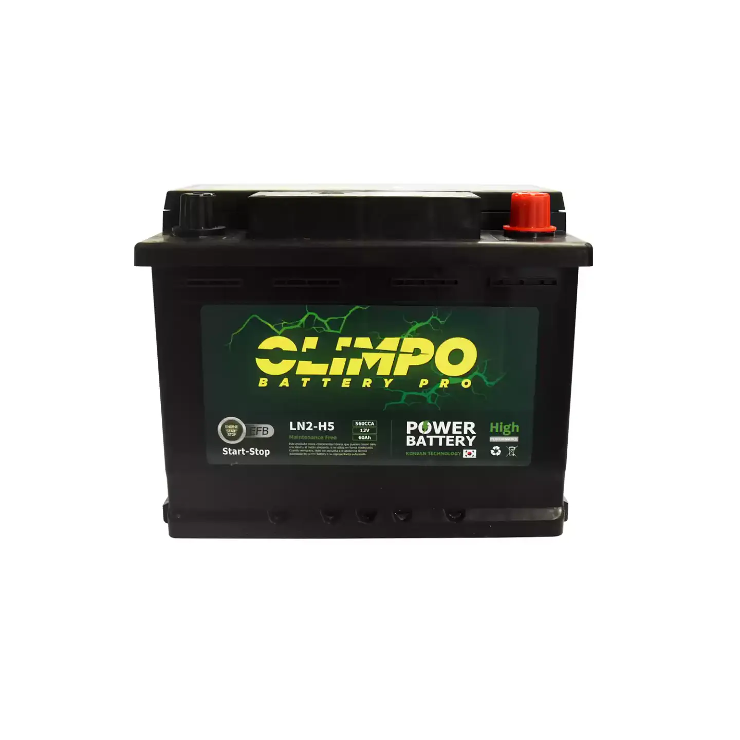 OLIMPO EFB LN2-H5 60A 560CCA D(+) LA-AL-AN 24X20X17 1