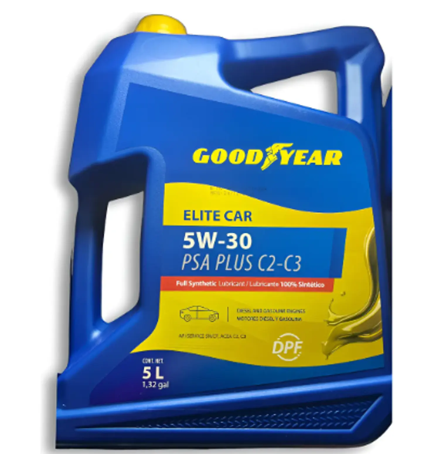 GOODYEAR 5W30 ELITE CAR - CORREA SUMERGIDA EN ACEITE 5 LITROS 1