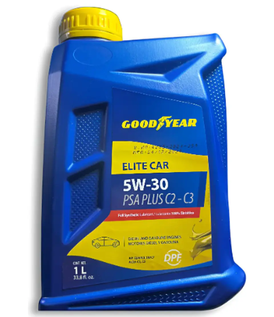 GOODYEAR 5W30 ELITE CAR - CORREA SUMERGIDA EN ACEITE 1 LITRO 1