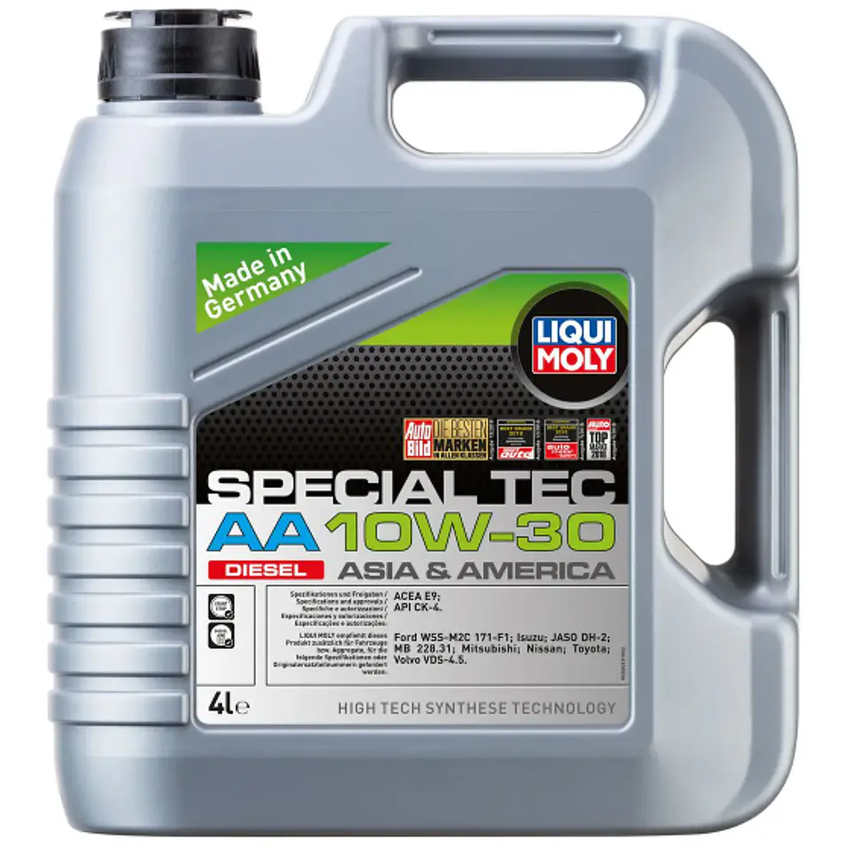 LIQUI MOLY 10W30 SPECIAL TEC AA DIESEL ORG 7613 4 LITROS 1