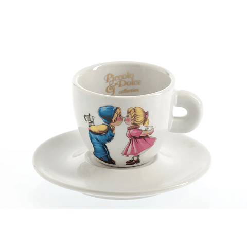 Taza Cappuccino Lucaffe Piccolo e Dolce (6 unidades)