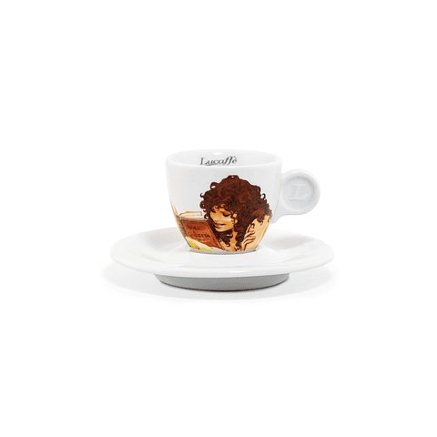 Taza Lucaffé Espresso ﻿ -"Nueva Colección" Milo Manara  (6 unidades)