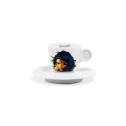 Taza Lucaffé Espresso ﻿ -"Nueva Colección" Milo Manara  (6 unidades)