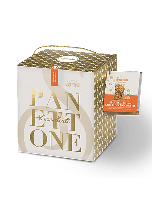 Panettone de Mandarina y Gotas de Chocolate 1 Kg.