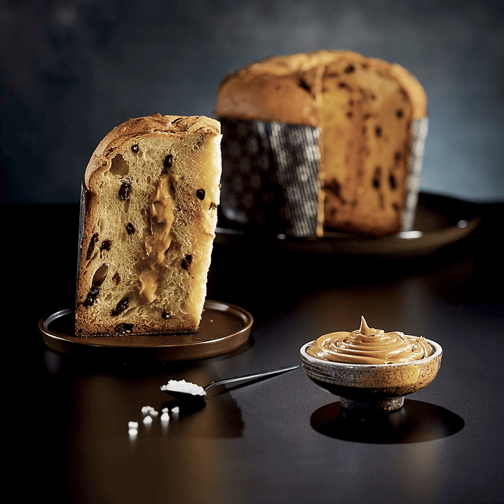 Panettone Caramelo salado y gotas de chocolate 1 kg. 4