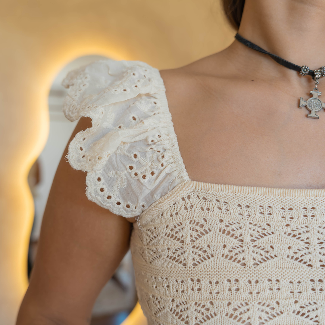 Blusa crochet MeLi 4