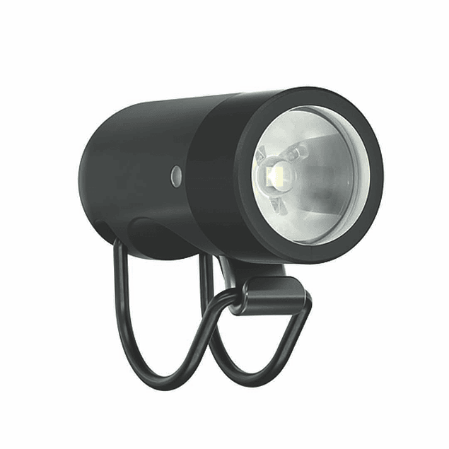 Luz para bicicleta delantera plug negra
