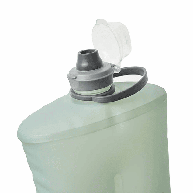 Botella de hidratacion flexible stow 1l green