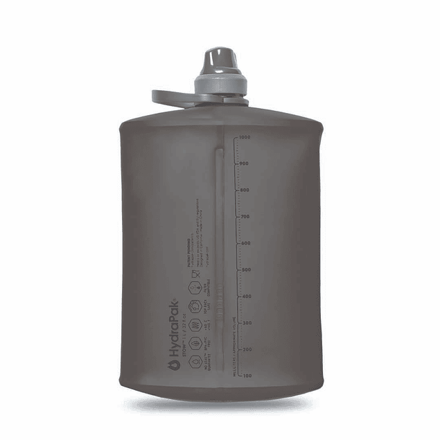 Botella de hidratacion flexible stow 500ml mammoth grey
