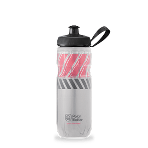 Botella sport insulated 600ml silver/racing red