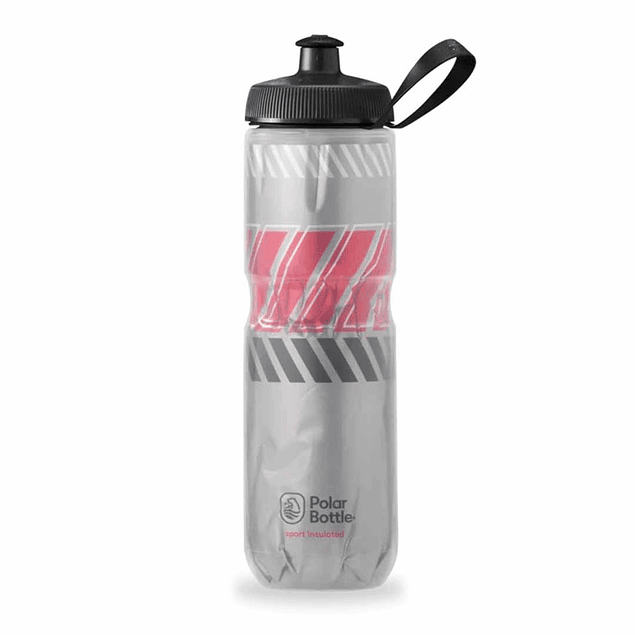 Botella sport insulated 700ml temposilver/racing red