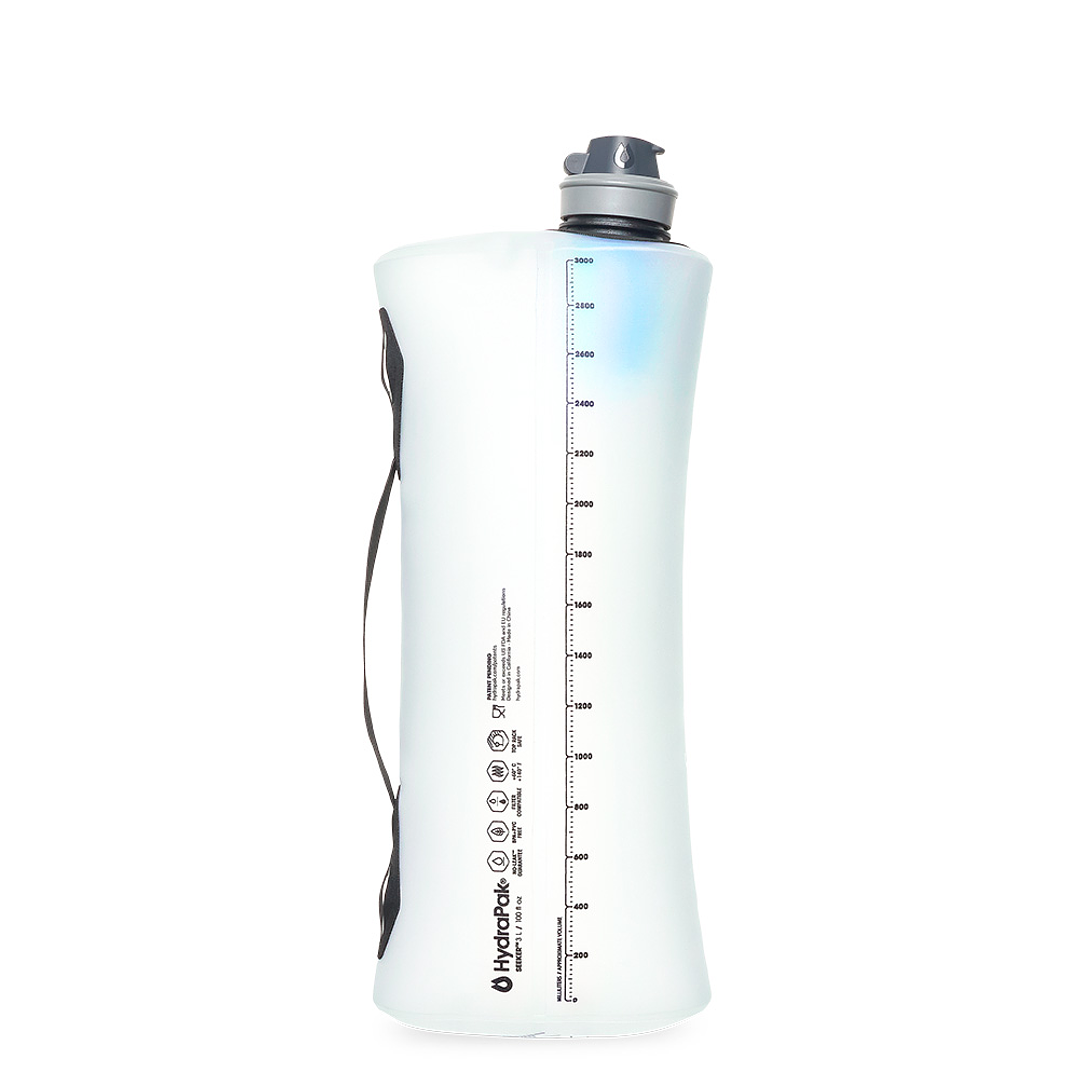 Botella de hidratacion seeker 3l filter kit clear 3