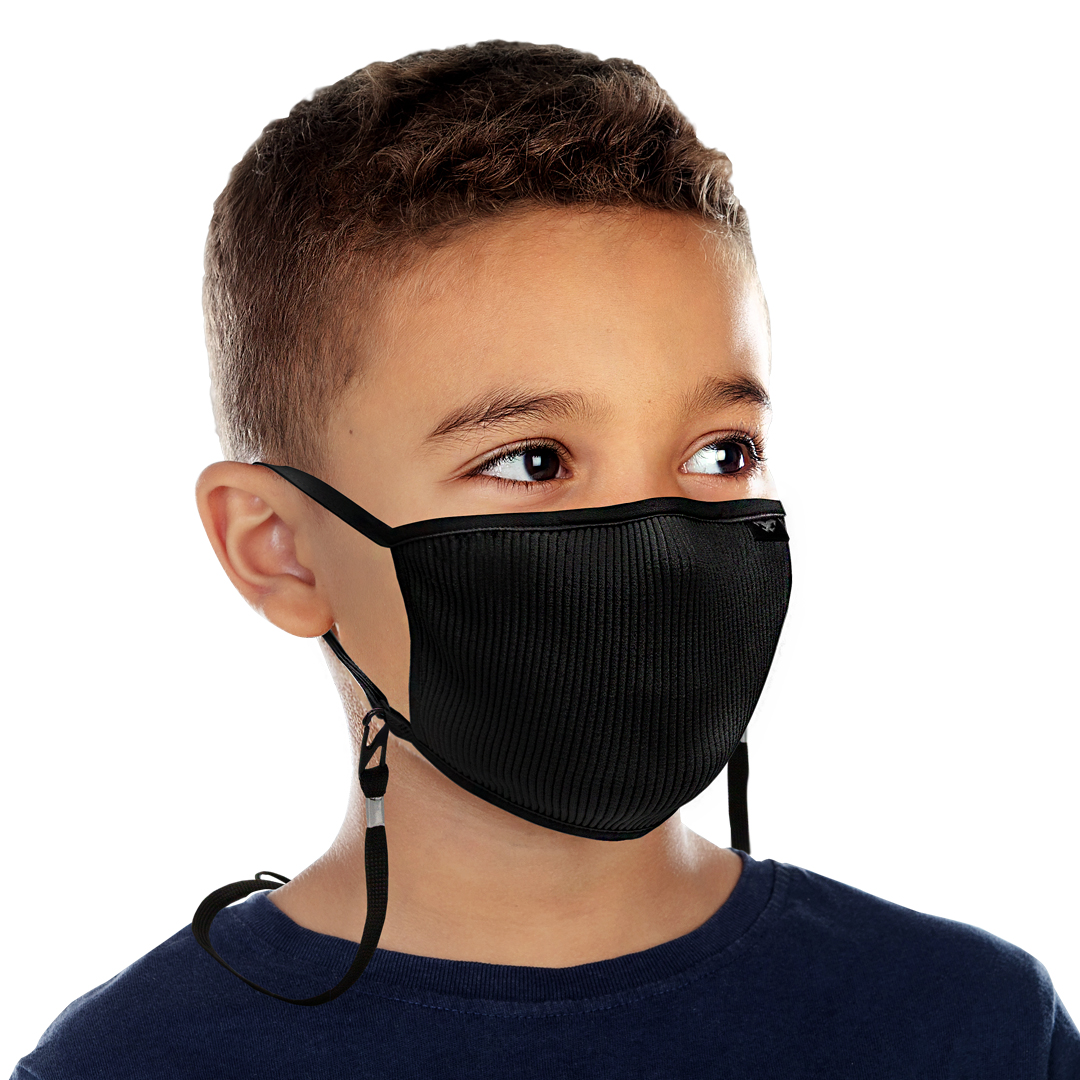 Mascara Filtrante Lavable Niños Fu+ Black -xs Naroo Mask
