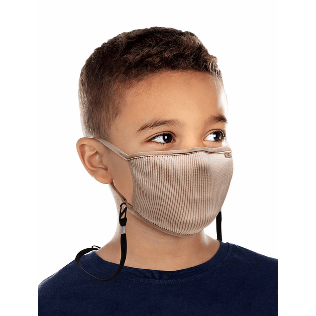 Mascara Filtrante Lavable Niños Fu+ Beige -xs Naroo Mask