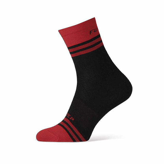 Calcetines Funstep Essentials Negro/rojo M ( 36-39)