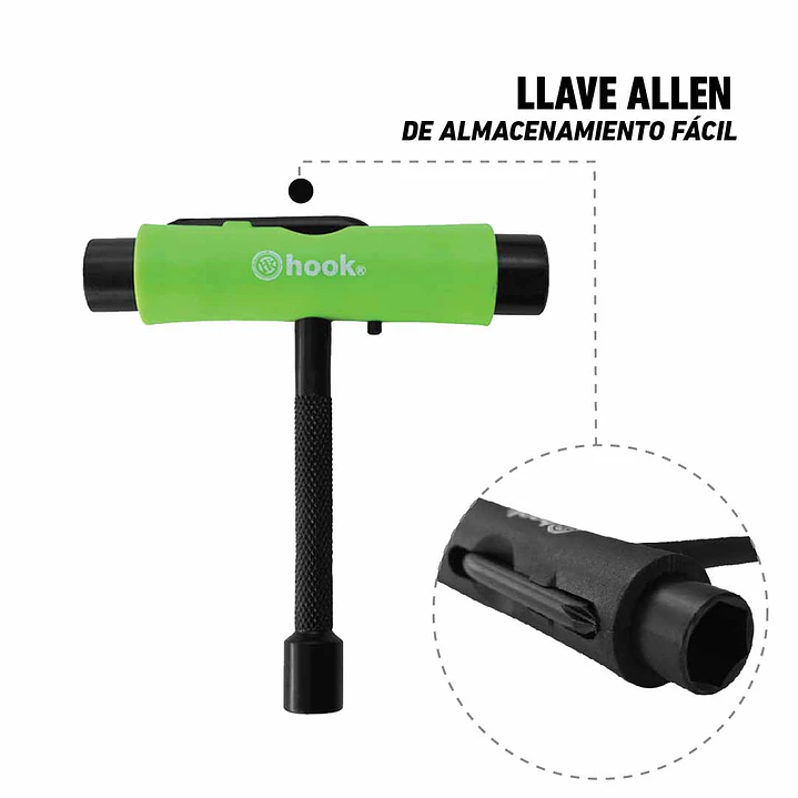 Herramienta Para Patines Pro Hook /penny Green 4