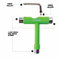 Herramienta Para Patines Hook /penny Green - Miniatura 3