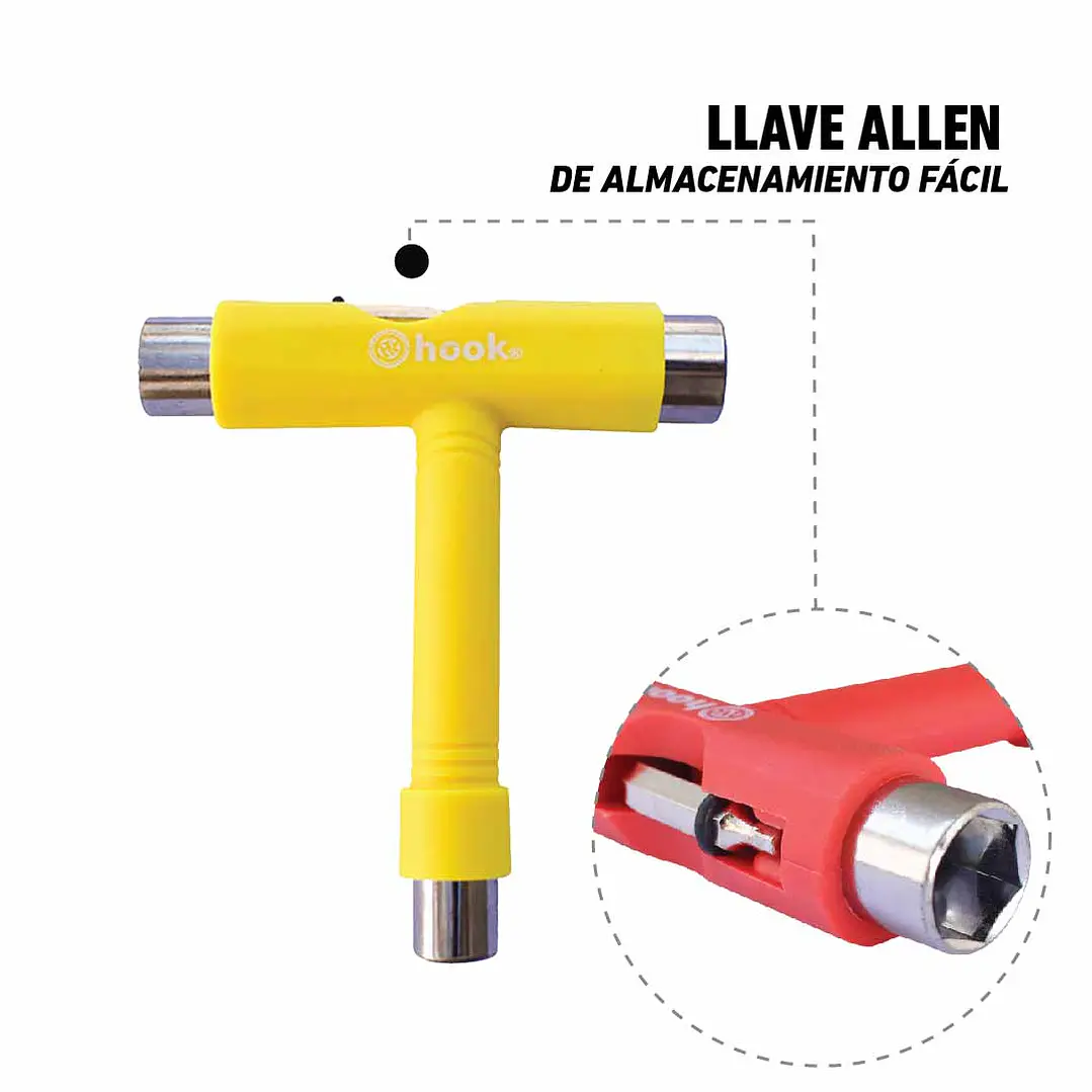 Herramienta Para Patines Hook /penny Yellow 4