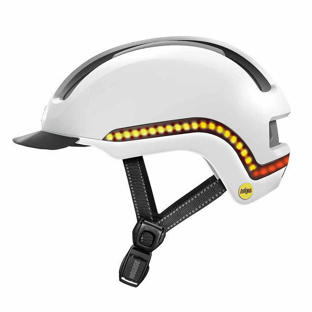 CASCO VIO BLANCO GLOSS MIPS LIGHT HELMET S/M + CAMPANILLA