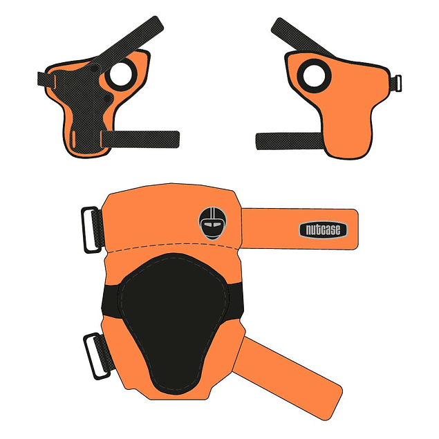 SET DE 3 PROTECCIONES MULTISPORT NUTCASE - CORAL +8 AÑOS