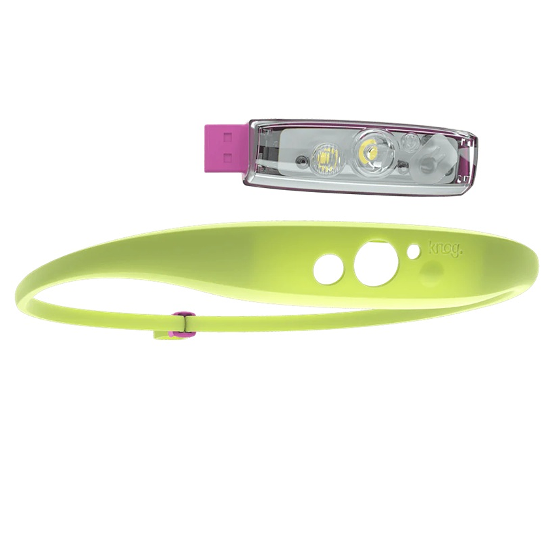 Linterna frontal knog quokka cool lime 3