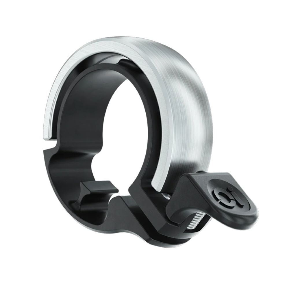 Campanilla para bicicleta knog calssic grande gris