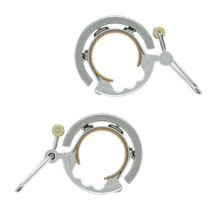 Campanilla para bicicleta knog de luxe pequeña gris