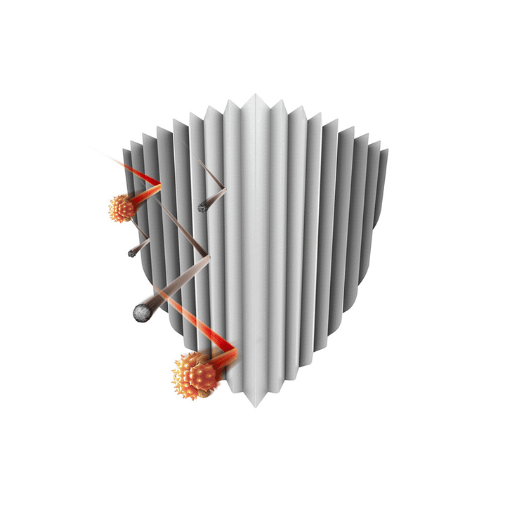 Mascara filtrante lavable pequeña fu+ - azul m/l 2